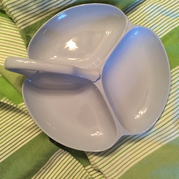 VINTAGE Kokura Ware Divided Handled Serving Dish - Picture 1 of 4